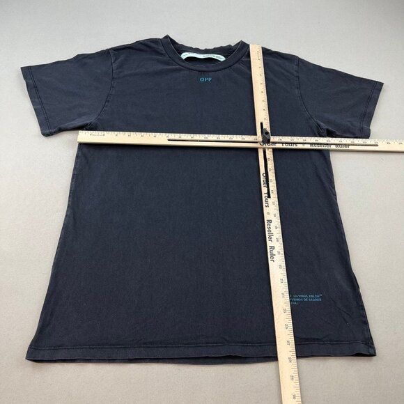 Off White T-Shirt Small Black Macao Virgil Abloh Arrows 2018 - Picture 12 of 12